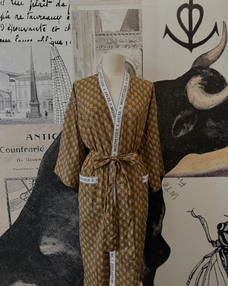 Kimono ocre croix camarguaise