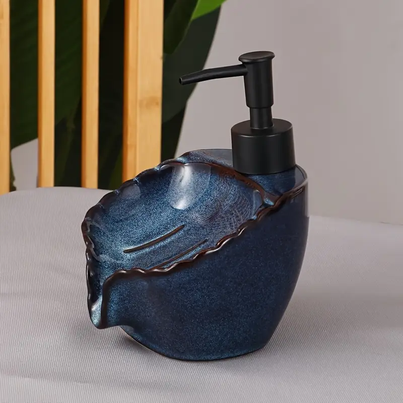 Distributeur de Savon en Céramique Élégant – Rechargeable & Pratique