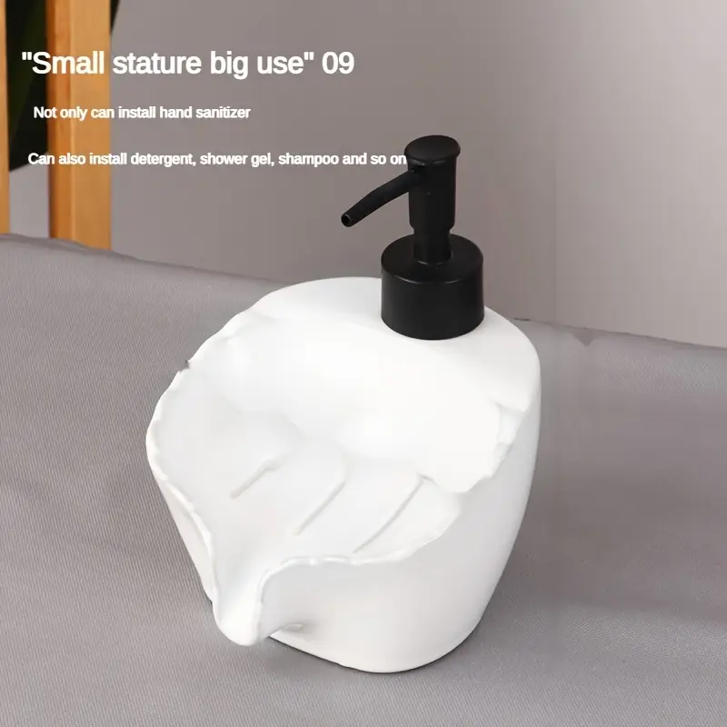Distributeur de Savon en Céramique Élégant – Rechargeable & Pratique