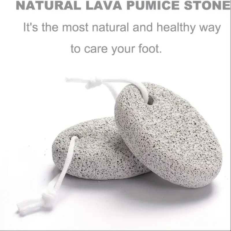 2PCS Pierre Ponce Naturelle pour les Pieds
