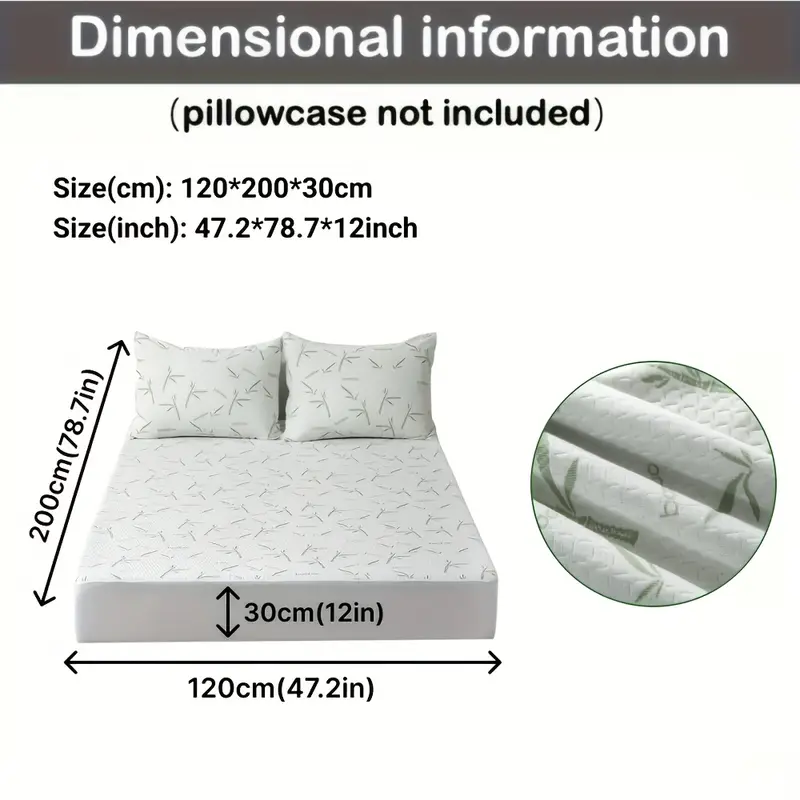 Protège-Matelas 100% Fibre de Bambou