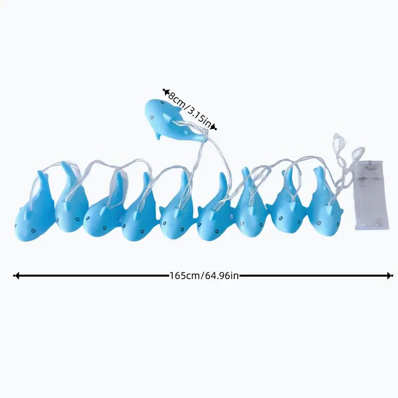 Guirlande Lumineuse LED 3D Requin