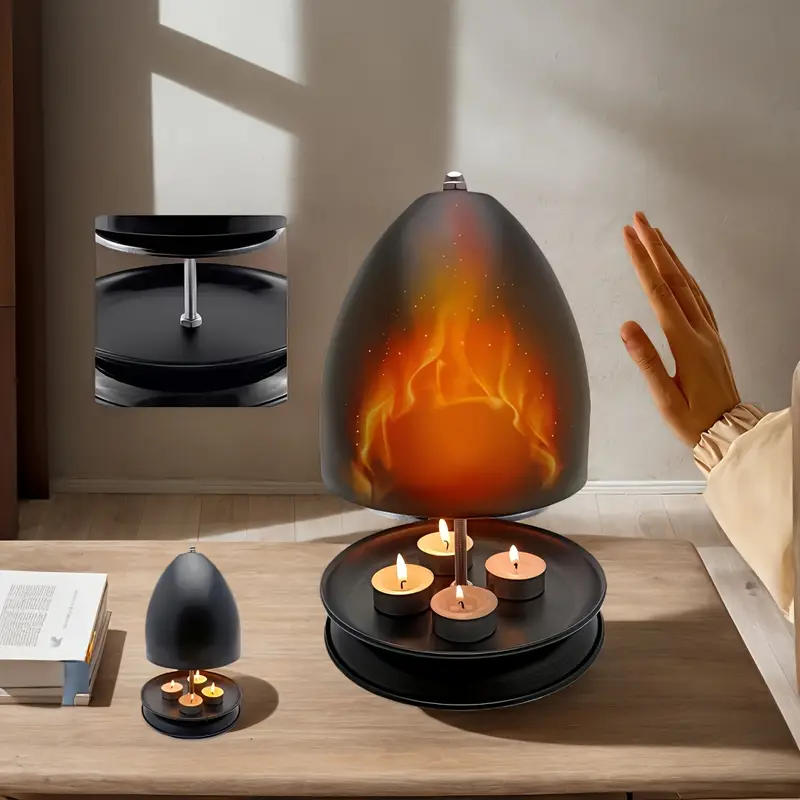 Chauffe-Bougie en Fer Portable – Design Vintage & Utilisation