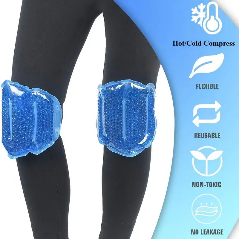 Bandeau de Glace pour Genou – Thérapie Chaud/Froid Réutilisable