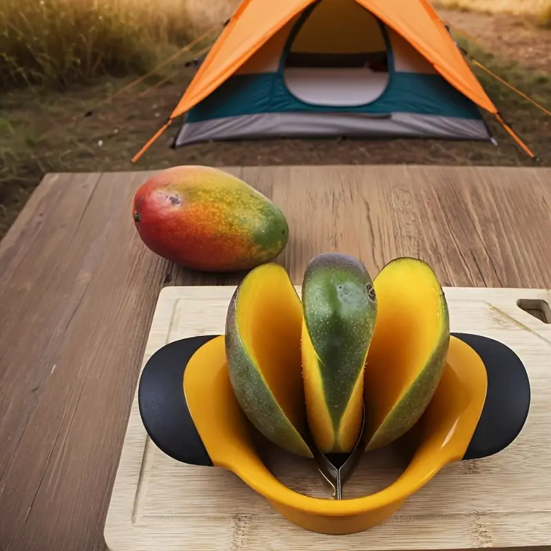 Couteau à Mangue en Acier Inoxydable 304 – Coupeur, Séparateur & Dénoyauteur
