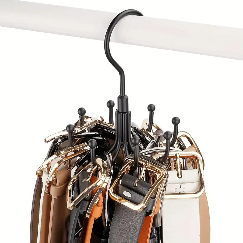 Cintre de Rangement Rotatif Multi-Usage en Acier Inoxydable