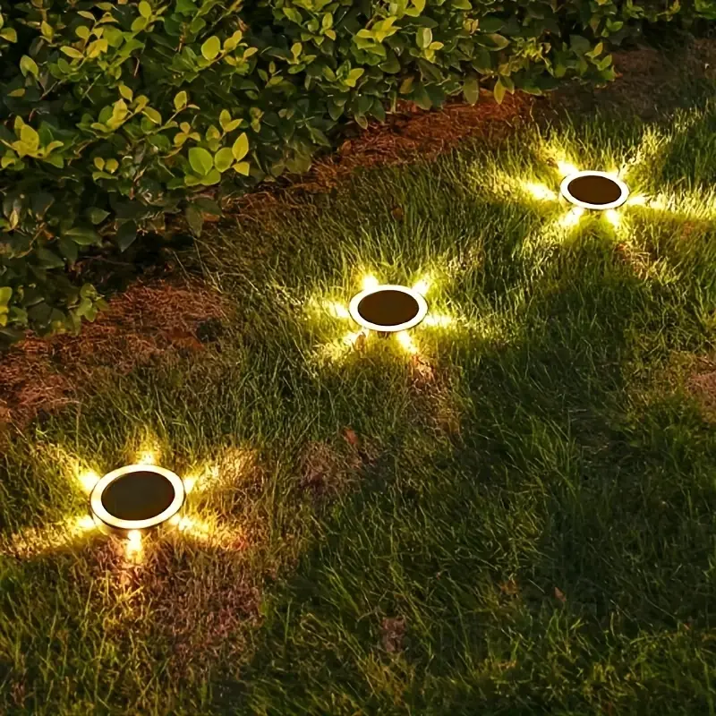 Lot de Lampes Solaires à LED – Éclairage Extérieur Puissant et Écoénergétique