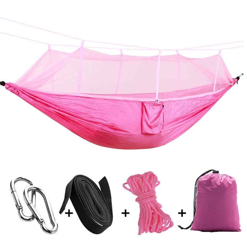 Hamac de Camping Aérien avec Moustiquaire – Confort et Protection en Plein Air