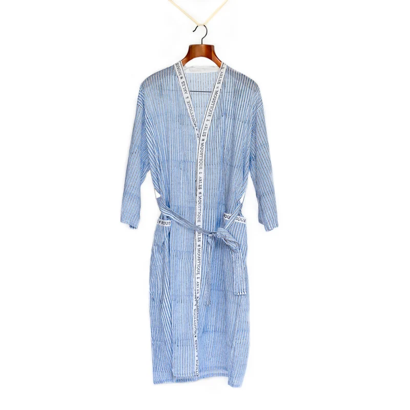 PEIGNOIR HOMME BLEU