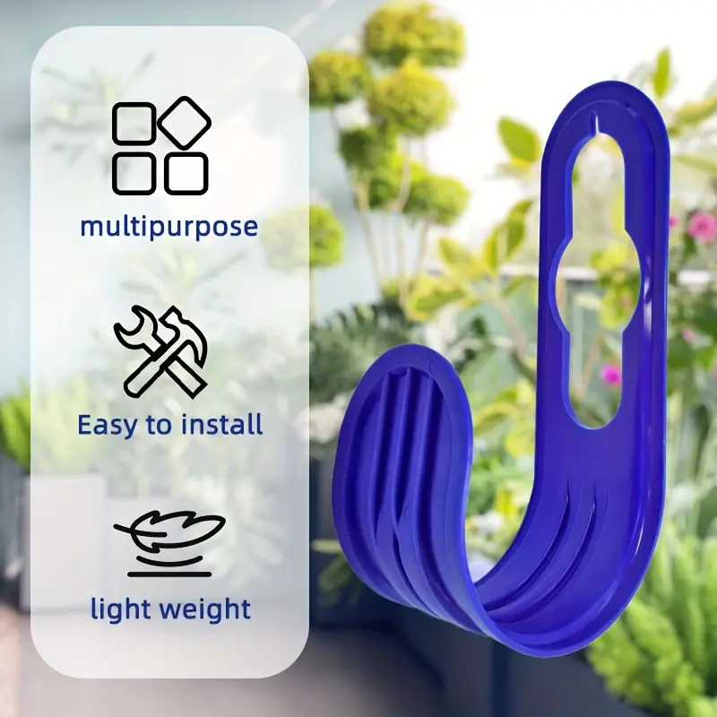 Lot de 3 Crochets Muraux pour Tuyau d’Arrosage – Support Résistant pour l’Extérieur
