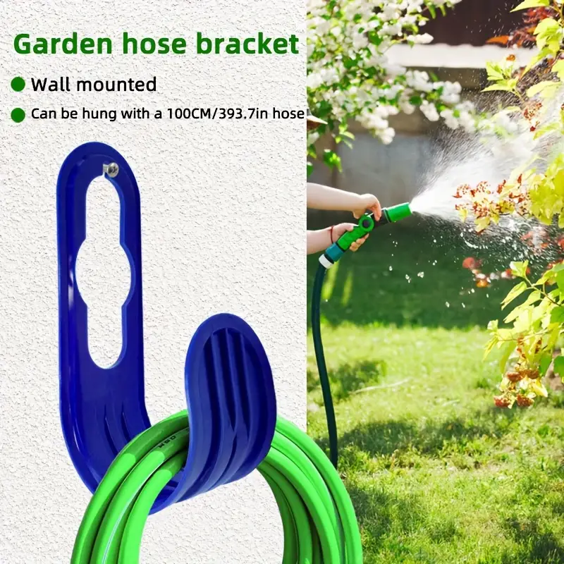 Lot de 3 Crochets Muraux pour Tuyau d’Arrosage – Support Résistant pour l’Extérieur