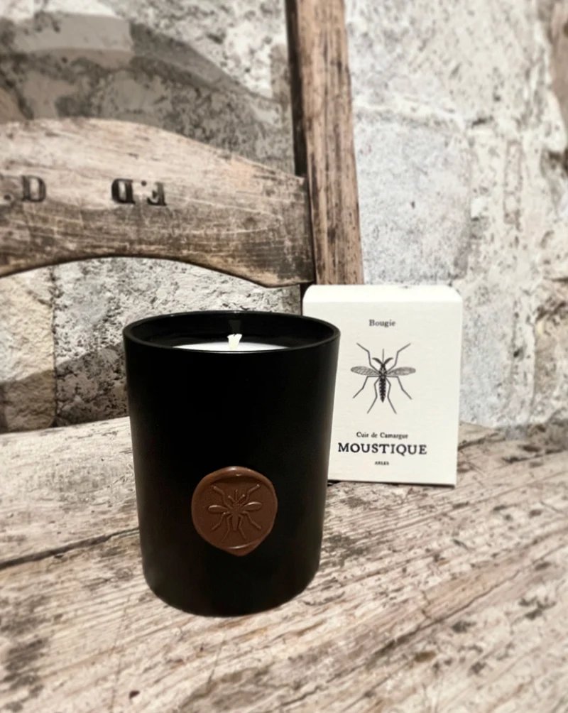 Bougie Moustique cuir de Camargue