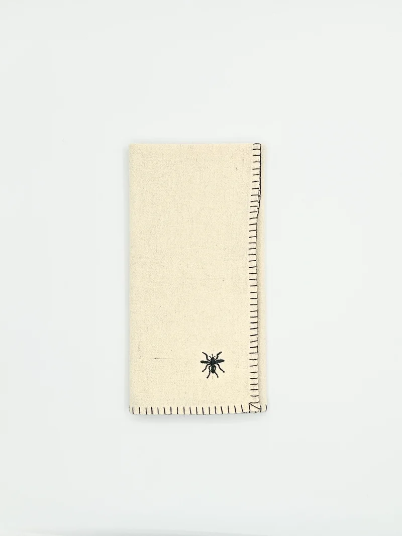 Serviette de table brodée