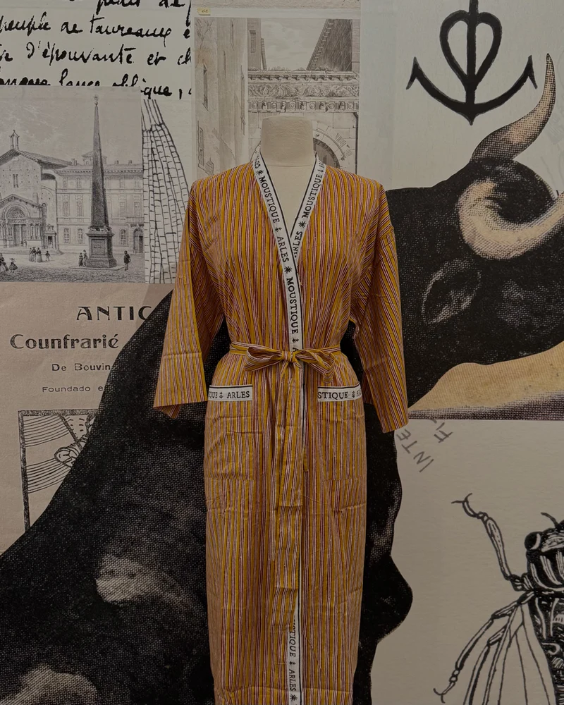 Peignoir Moustique ocre