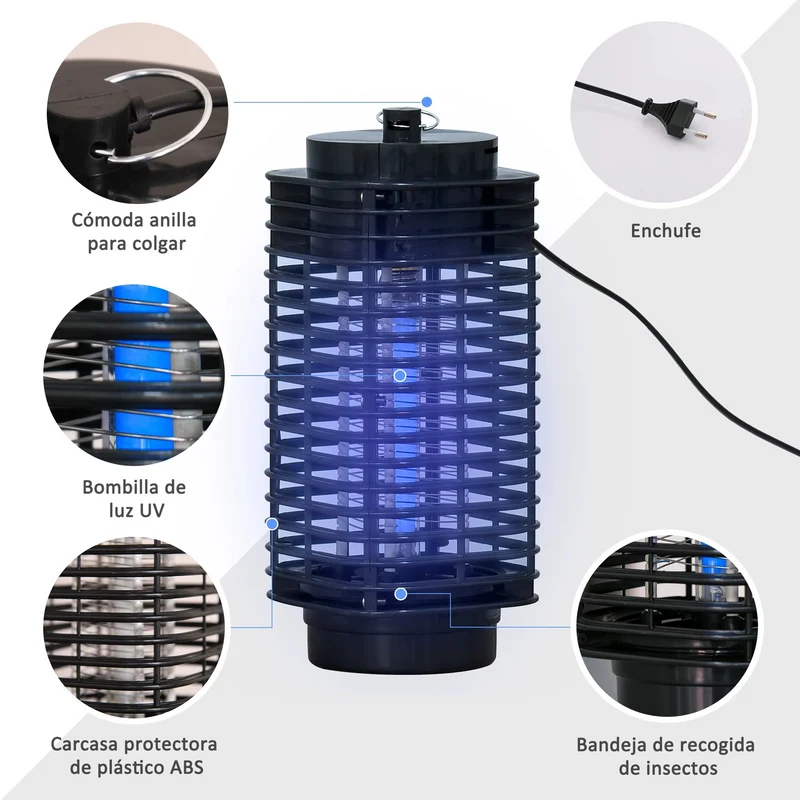 Lampe Électrique Anti-Choc Outsunny