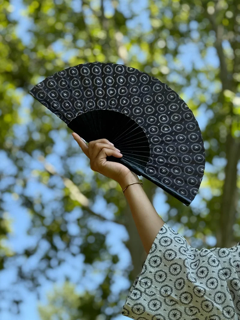 Éventail Moustique Noir