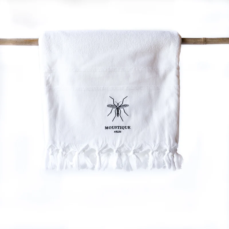 Serviette Drap de bain Moustique - Blanc