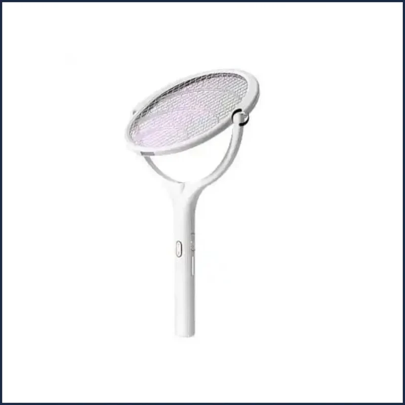 Raquette Électrique Anti-Moustiques Rechargeable – Haute Tension 360 Degrés