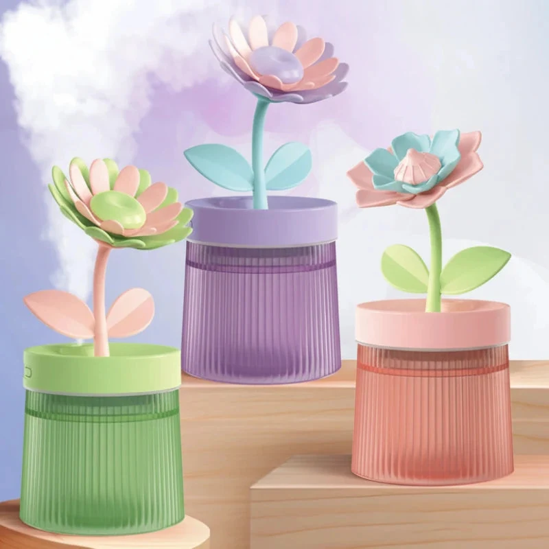 Humidificateur d’Air Fleurs Silencieux Portable