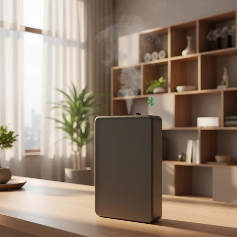 Diffuseur D’arômes 500ml Contrôle Bluetooth Pour Maison