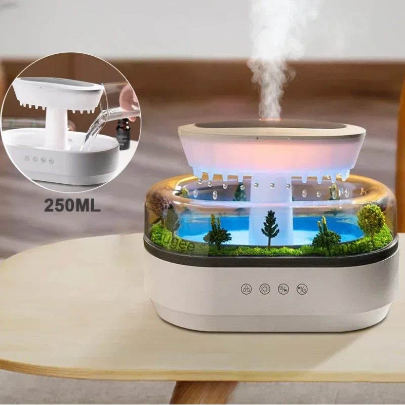 Humidificateur Nuage Arbre LED 7 Couleurs