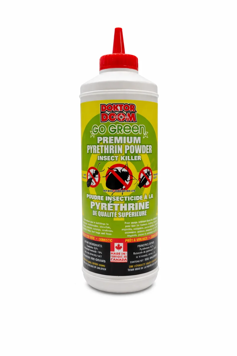 Kit poudre insecticide Doktor Doom Go Green 350g + Poudreuse applicateur JT Eaton
