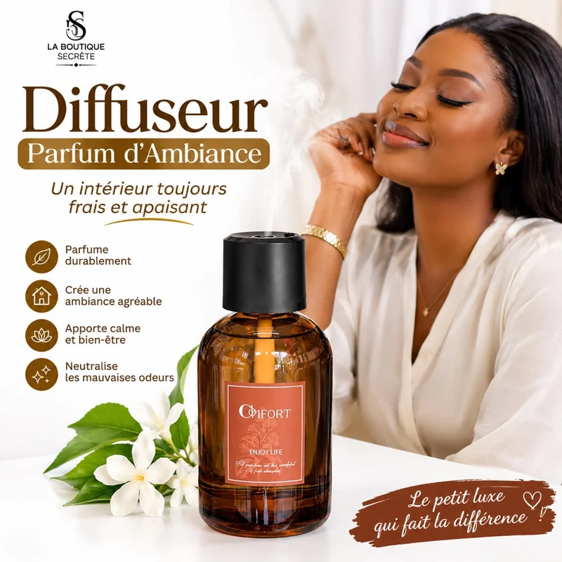 Diffuseur Aromatique 350ml – Air Frais & Parfumé | La Boutique Secrète