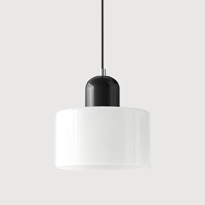 Luminaire Scandinave En Verre Coloré Long
