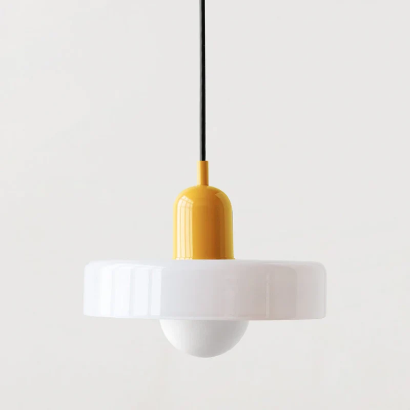Luminaire Scandinave En Verre Coloré