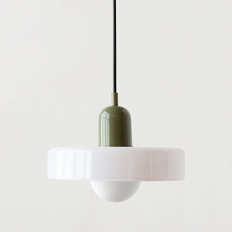Luminaire Scandinave En Verre Coloré