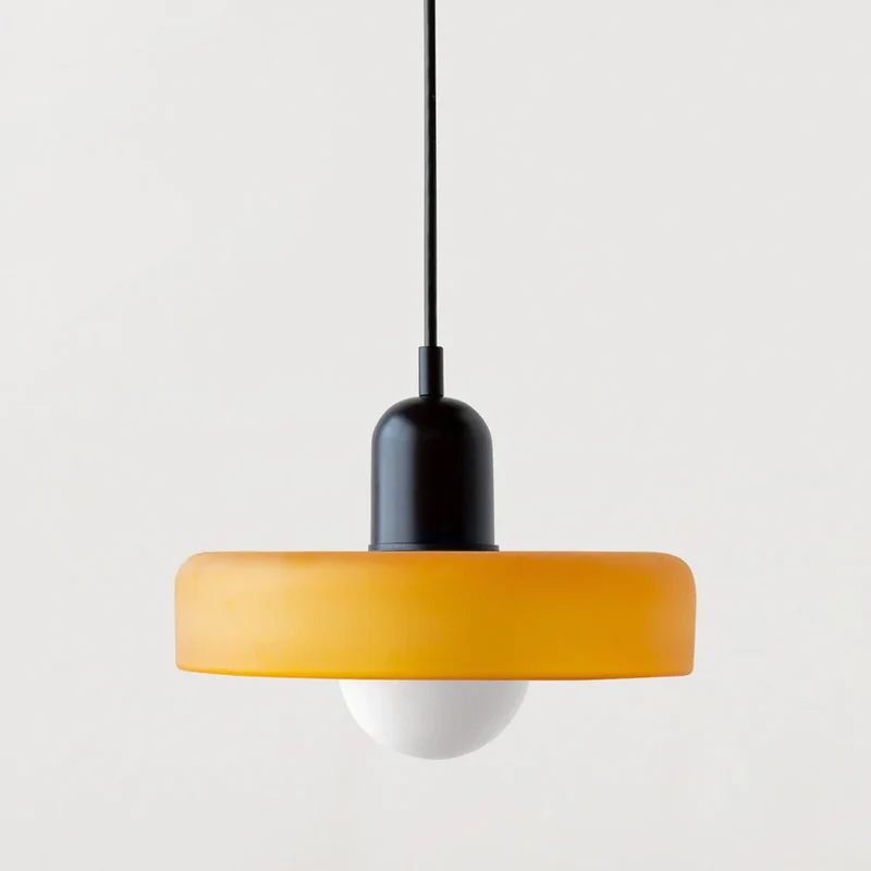Luminaire Scandinave En Verre Coloré