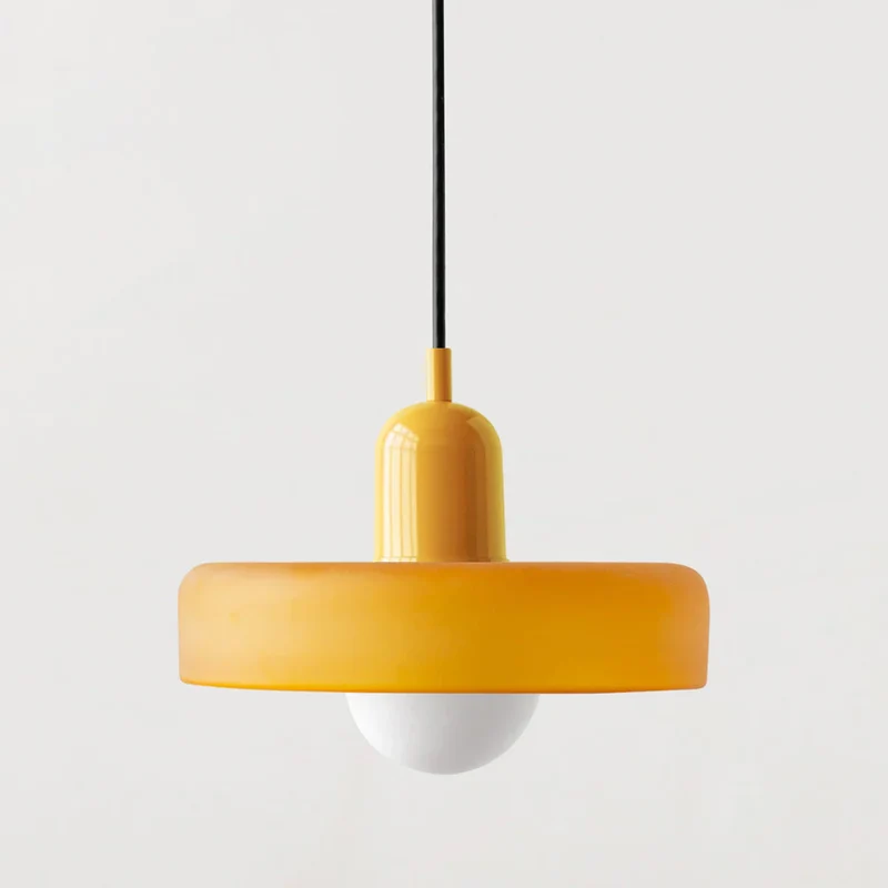 Luminaire Scandinave En Verre Coloré