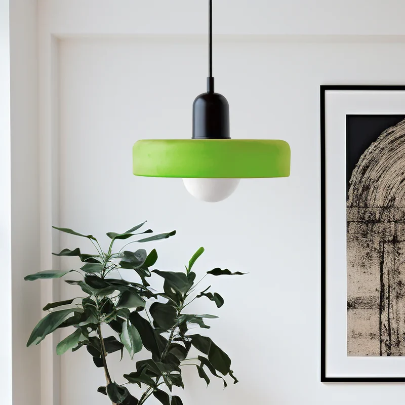 Luminaire Scandinave En Verre Coloré