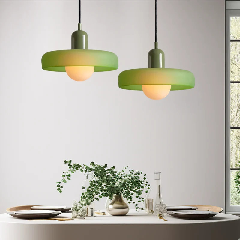 Luminaire Scandinave En Verre Coloré