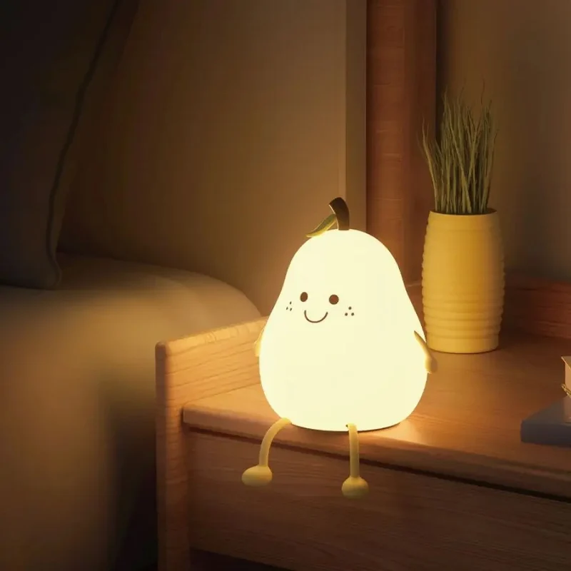 Veilleuse animaux poire