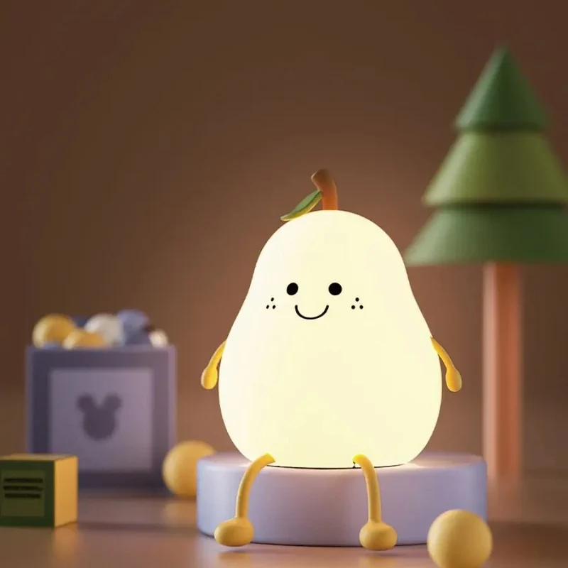 Veilleuse animaux poire