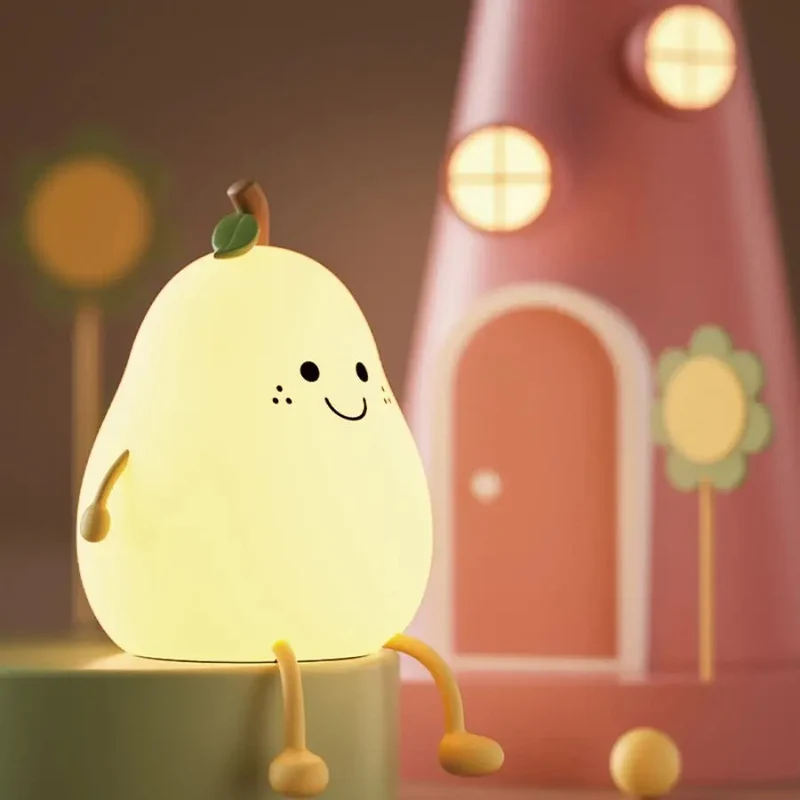 Veilleuse animaux poire
