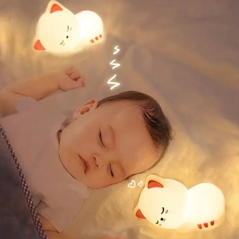 Veilleuse animaux chaton