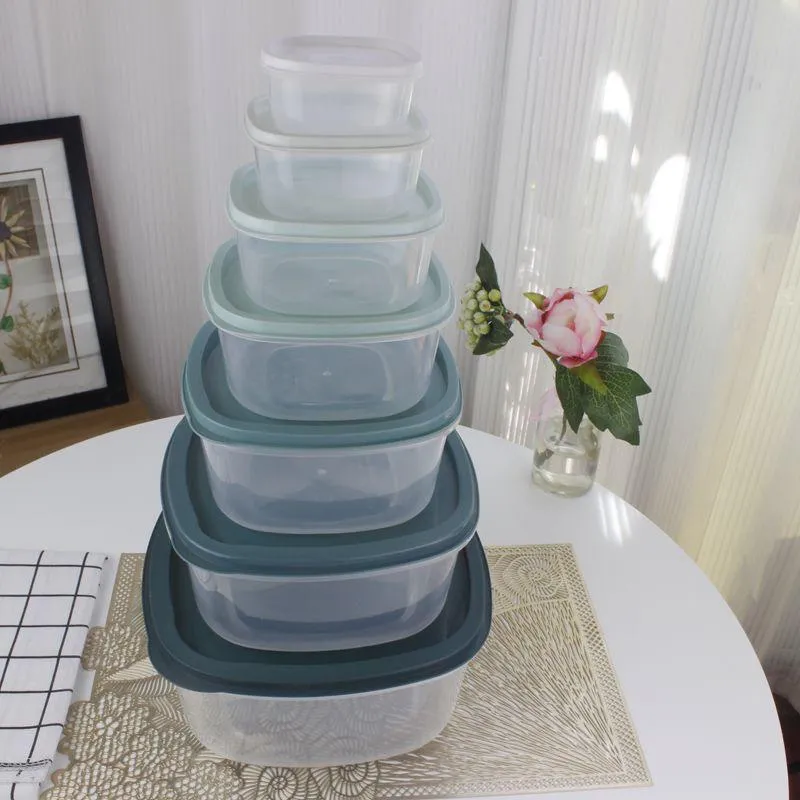 Set de Bols de Rangement Alimentaire 7 Pièces avec Couvercles – Conservation & Organisation Cuisine