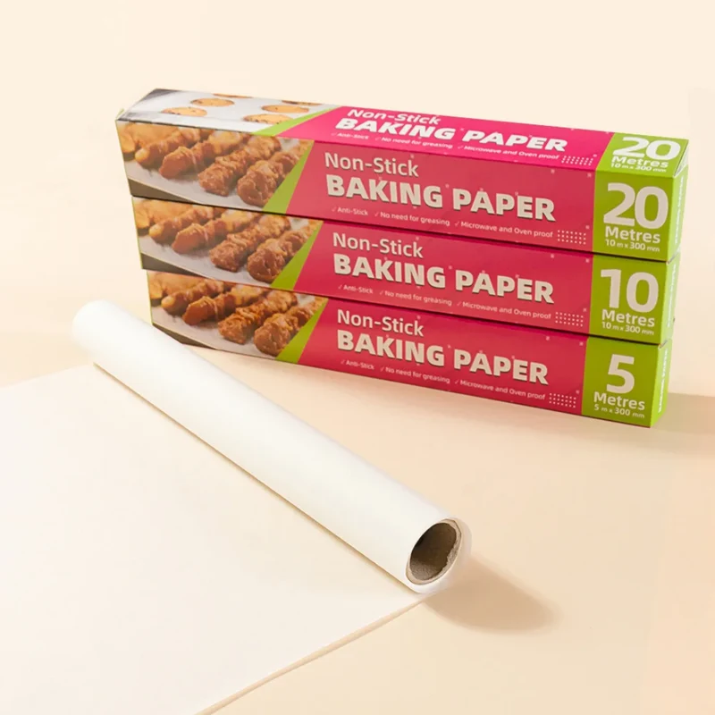 Papier Cuisson Antiadhésif Non-Stick 5m/10m/20m - Résistant Four & Micro-ondes