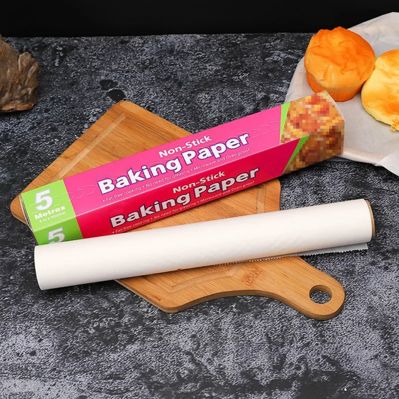 Papier Cuisson Antiadhésif Non-Stick 5m/10m/20m - Résistant Four & Micro-ondes