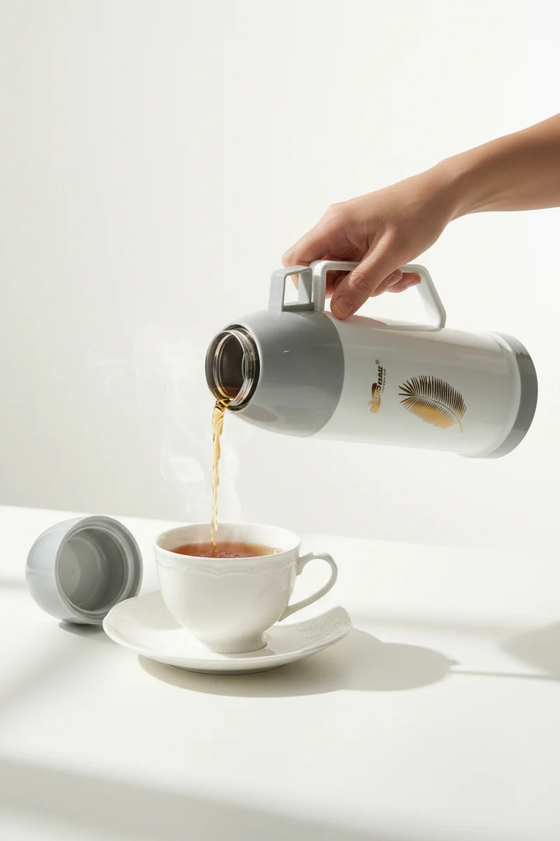 Thermos 0,45L Intérieur en Verre - Isotherme Double Paroi Dakar