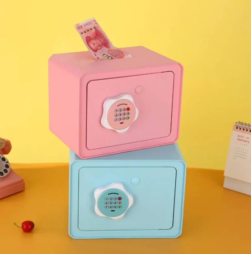 Coffre-Fort Musical Électronique à Code Digital – Tirelire Design Premium USB
