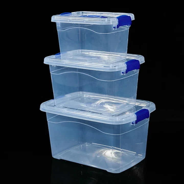 Boîte de Rangement Transparente avec Couvercle Verrouillable – 3 Tailles (X-300 / X-400 / X-500) | La Boutique Secrète