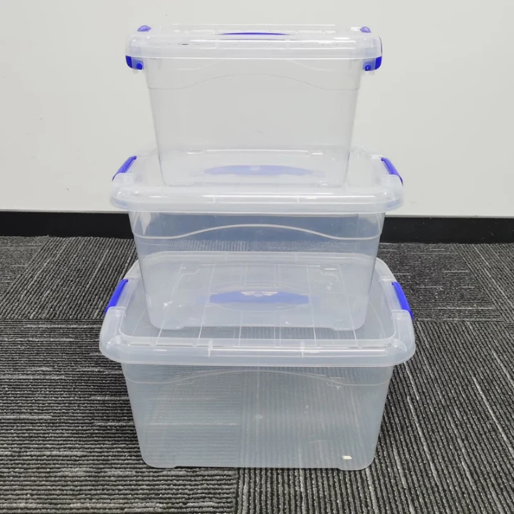 Boîte de Rangement Transparente avec Couvercle Verrouillable – 3 Tailles (X-300 / X-400 / X-500) | La Boutique Secrète