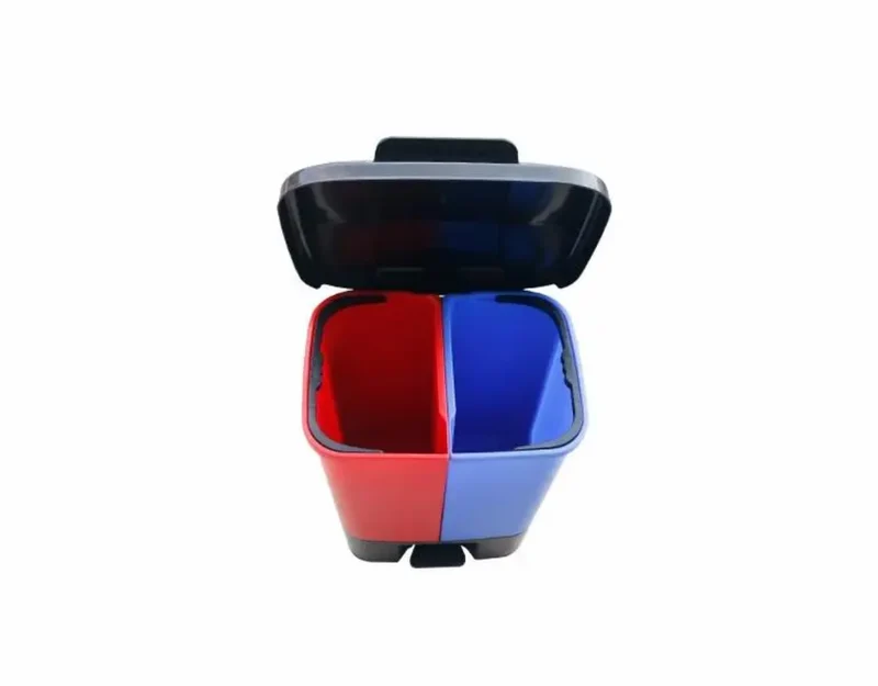Poubelle Double Compartiment 40L avec Pédale – Tri Sélectif Hygiénique Dakar