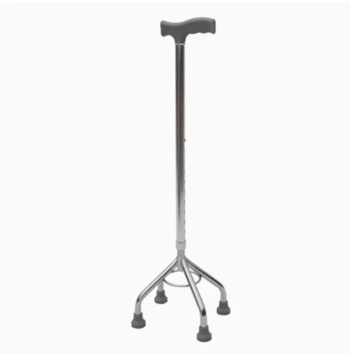 Canne de Marche Quadripode Réglable en Aluminium – Stabilité & Sécurité au Quotidien