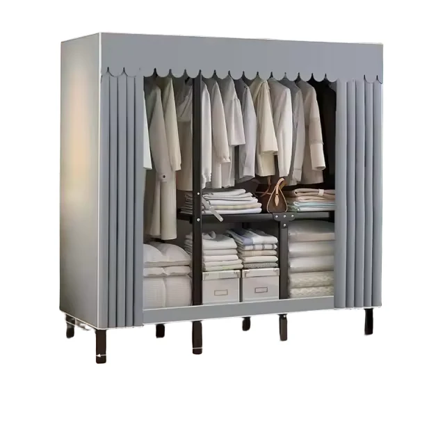 Armoire Penderie Pliable Premium 128×46×170 cm – Rangement Textile Élégant – Livraison Dakar