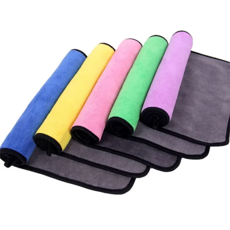 Chiffon Microfibre Double Face Ultra-Absorbant 37×28 cm – Nettoyage Sans Trace – Lot de 2