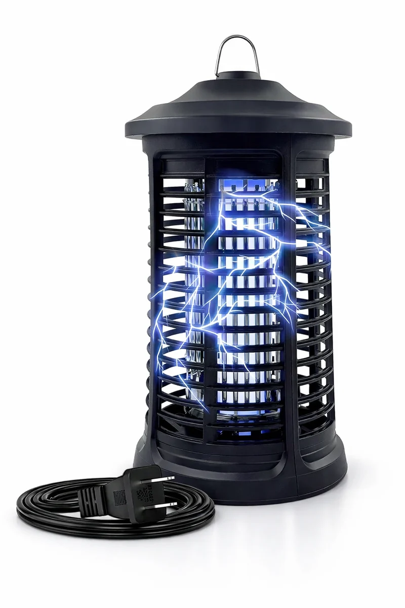 Elektrická lampa na hmyz na léto